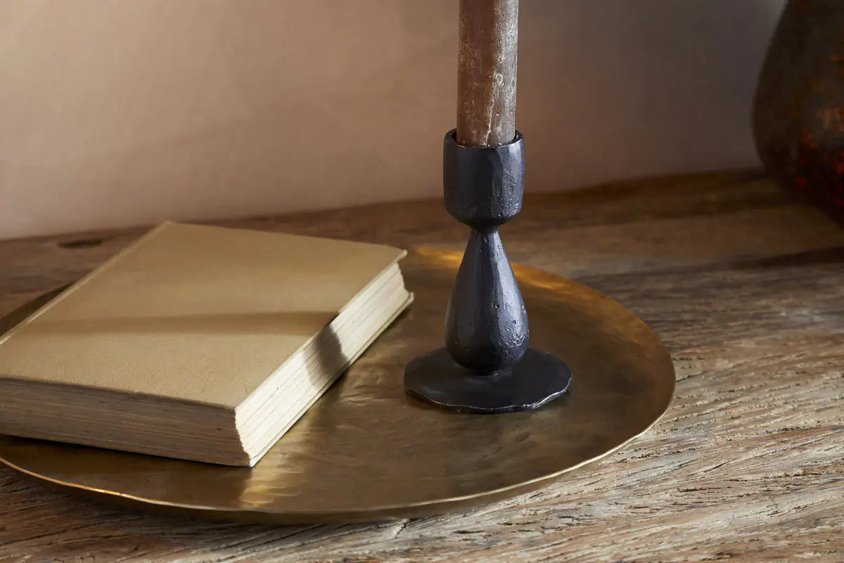 Nkuku - Suba Candle Holder - Black - Without Candle