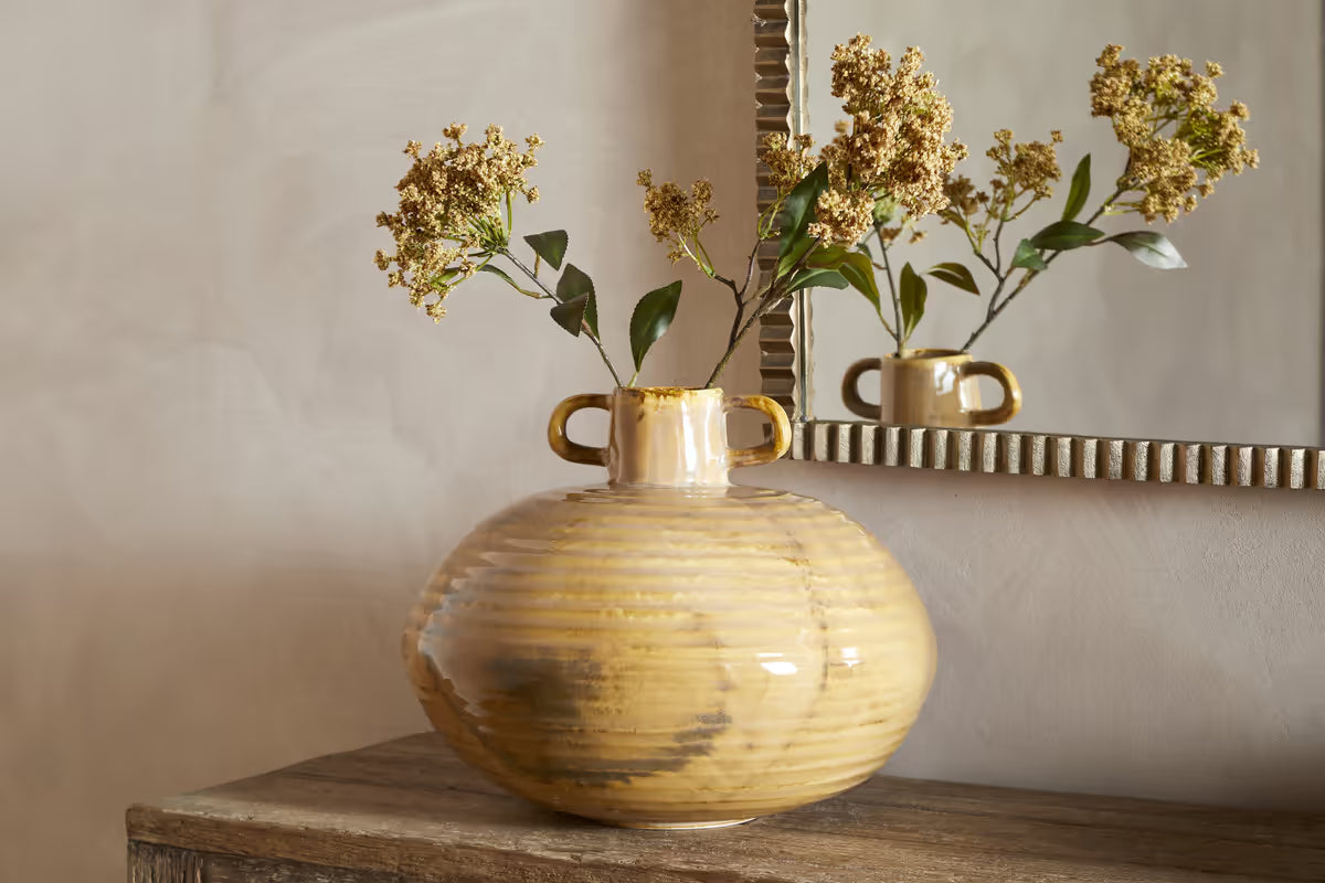 Nkuku - Hujan Vase - Ochre