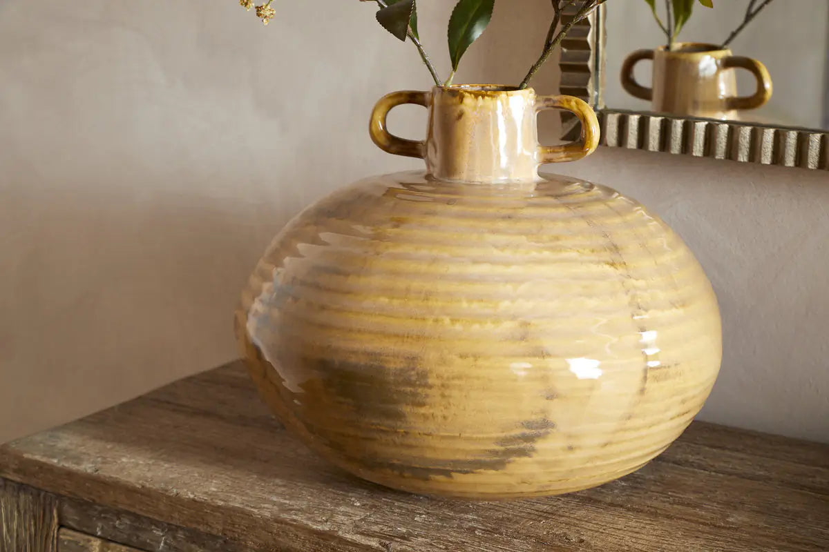 Nkuku - Hujan Vase - Ochre