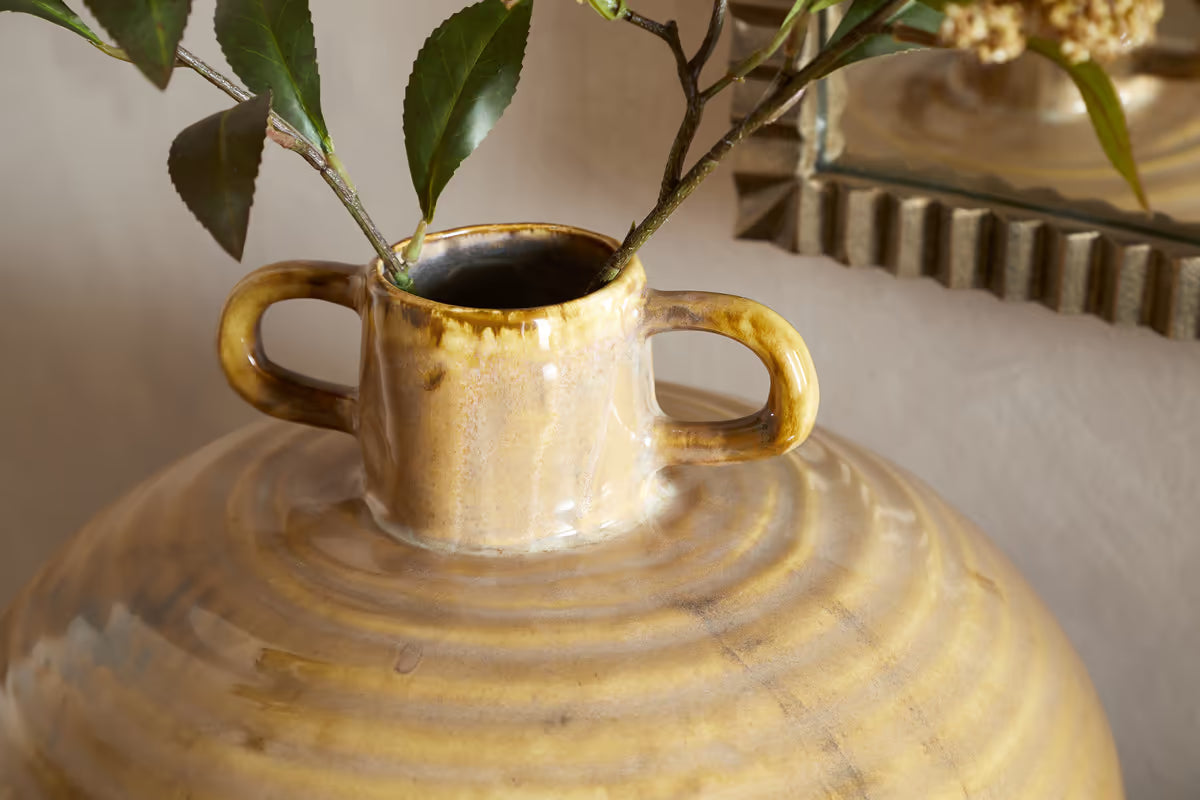 Nkuku - Hujan Vase - Ochre