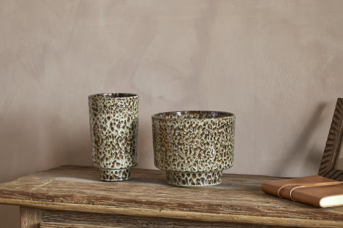Nkuku - Uzuri Vase - Brown - Tall