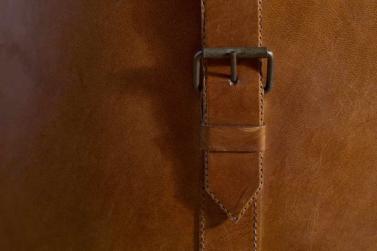 Nkuku - Panasi Leather Storage - Tan
