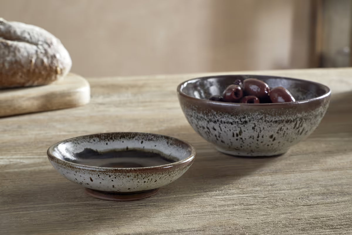 Nkuku - Cam Dipping Bowls - Mocha - (Set of 2)