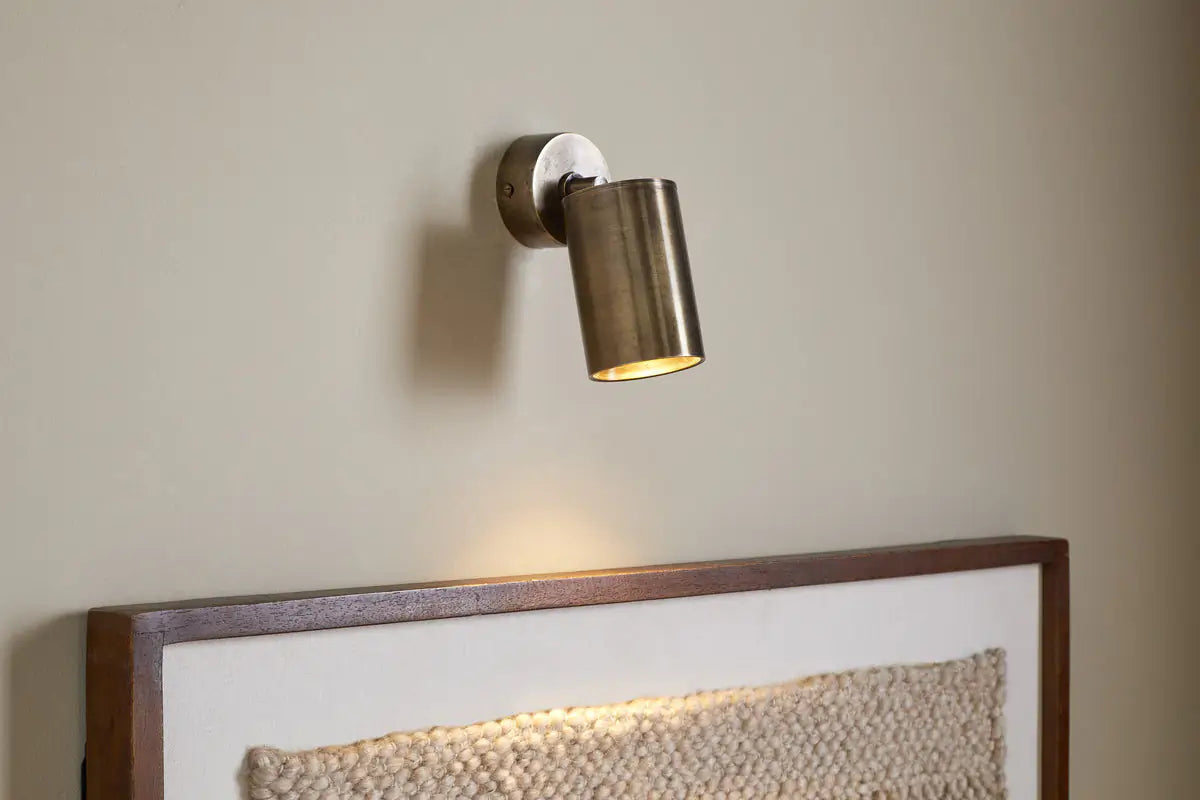 Nkuku - Boni Directional Spot Light - Aged Antique Brass