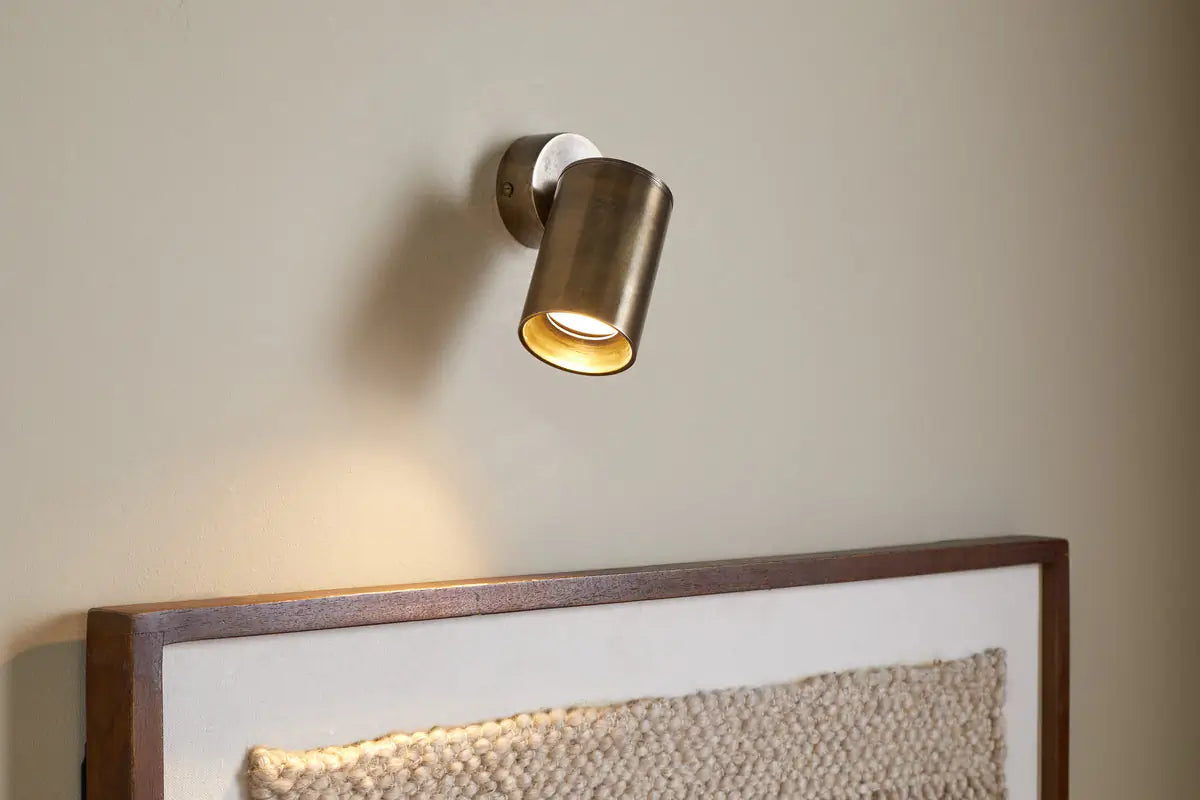 Nkuku - Boni Directional Spot Light - Aged Antique Brass