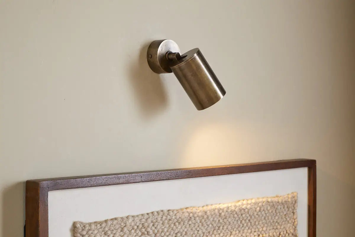 Nkuku - Boni Directional Spot Light - Aged Antique Brass