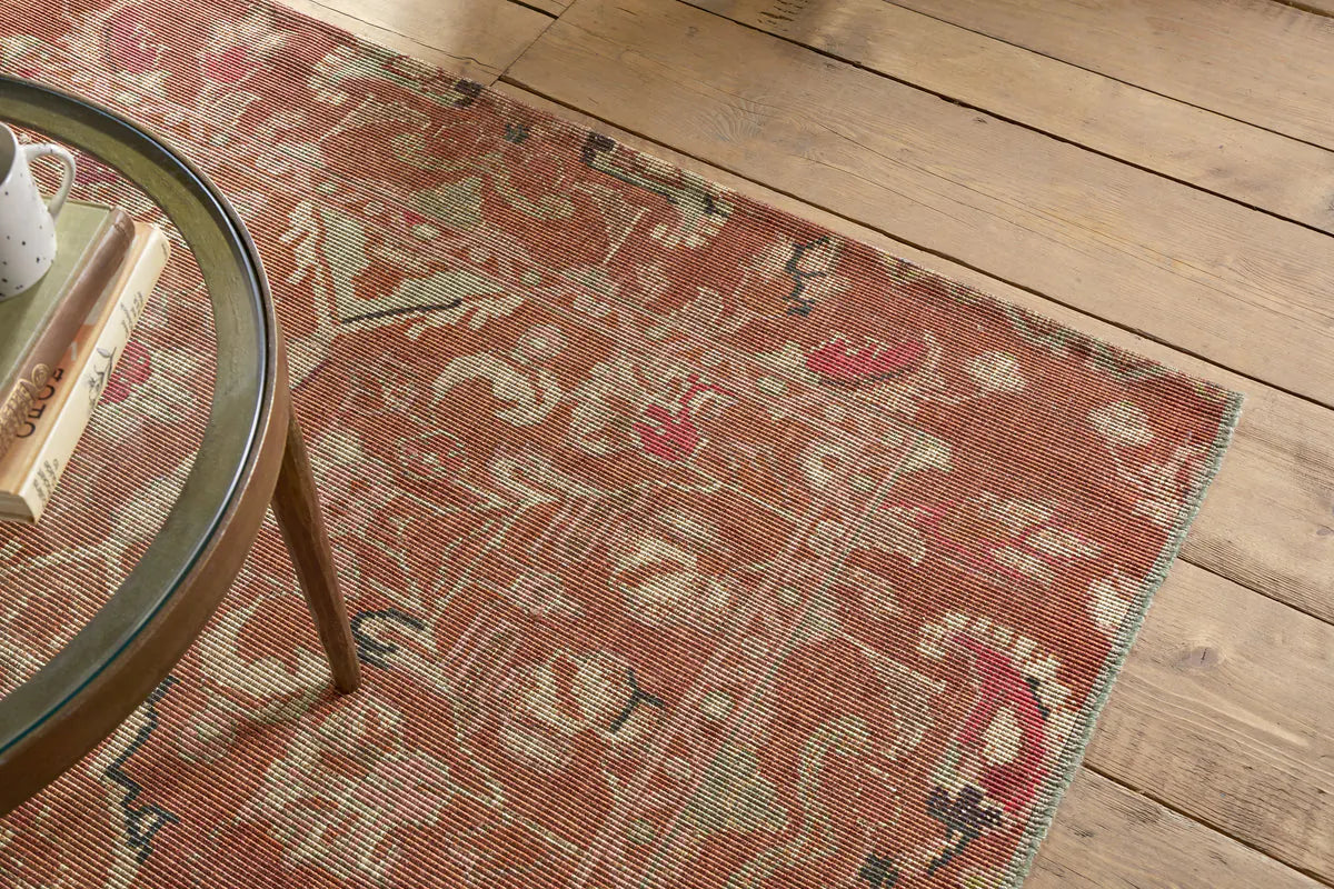 Nkuku - Ikowe Recycled Pet Rug - Tonal Red