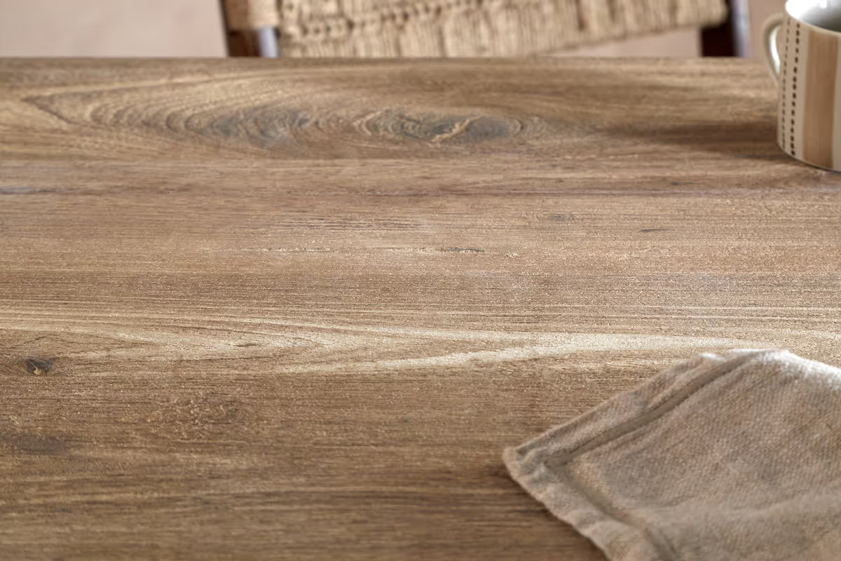 Nkuku - Tivu Reclaimed Wood Kitchen Island - Natural