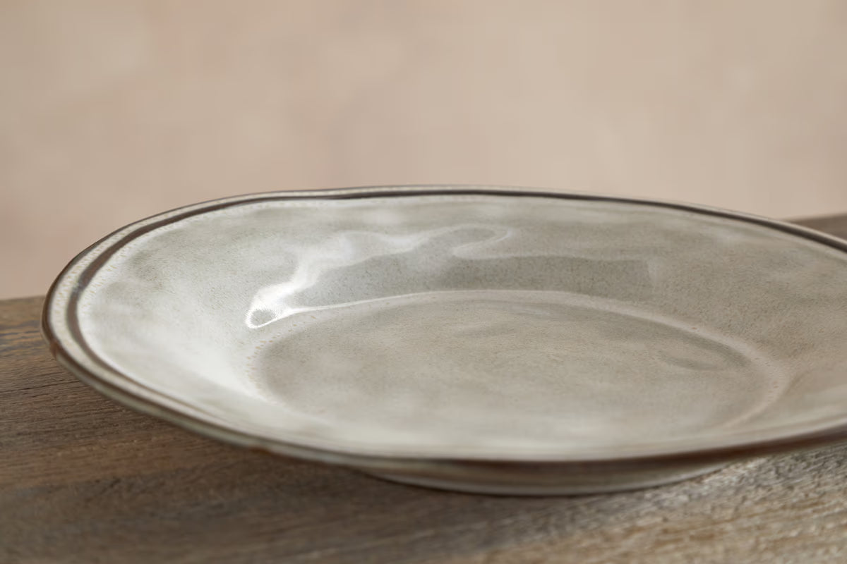 Nkuku - Pedra Side Plate - Pewter