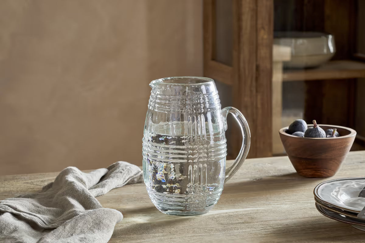 Nkuku - Kaanch Jug - Clear Without Glases