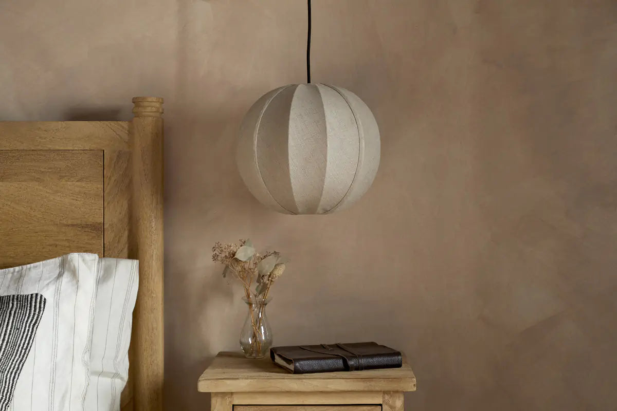 Nkuku - Dharini Linen Lampshade - Natural