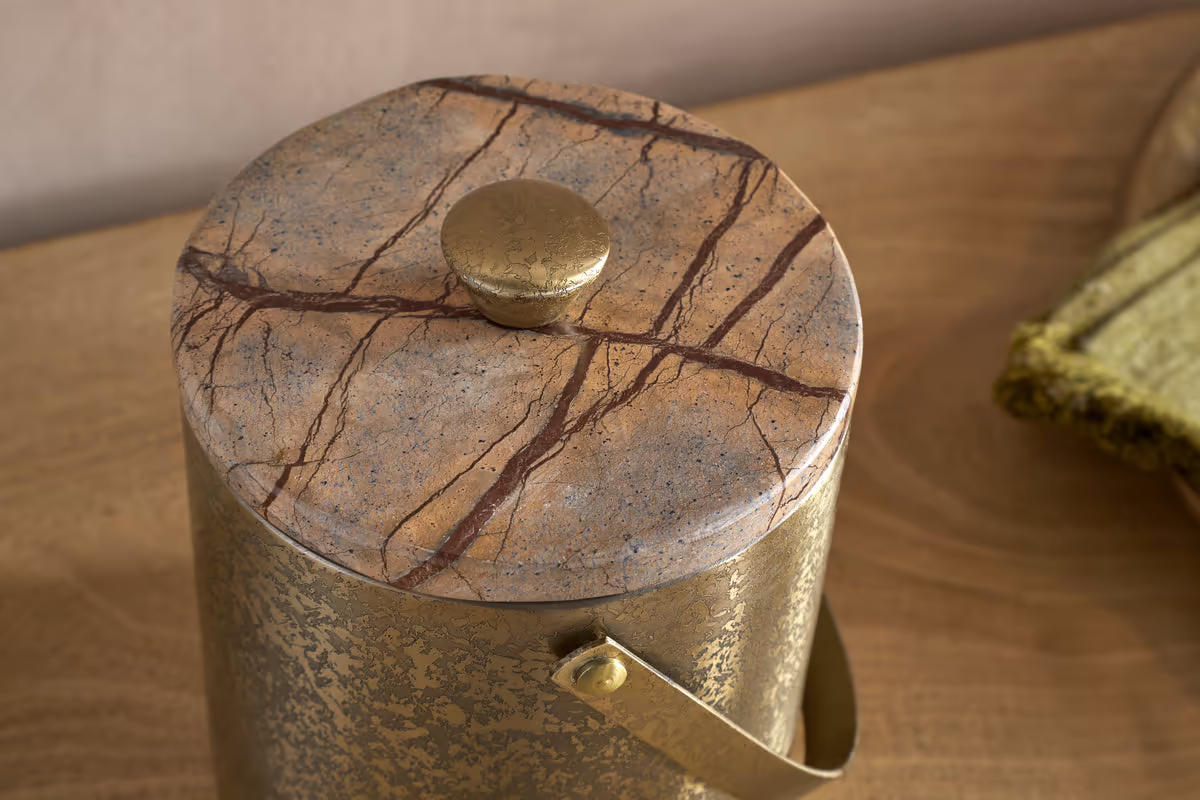 Nkuku - Amaya Ice Bucket - Aged Antique