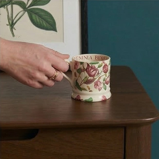 Fishe & Lilly Norway Dark Walnut Wooden Bedside Table