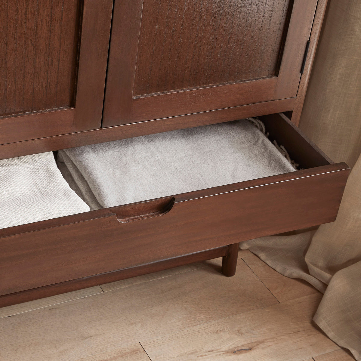 Fishe & Lilly Norway Dark Walnut Wardrobe