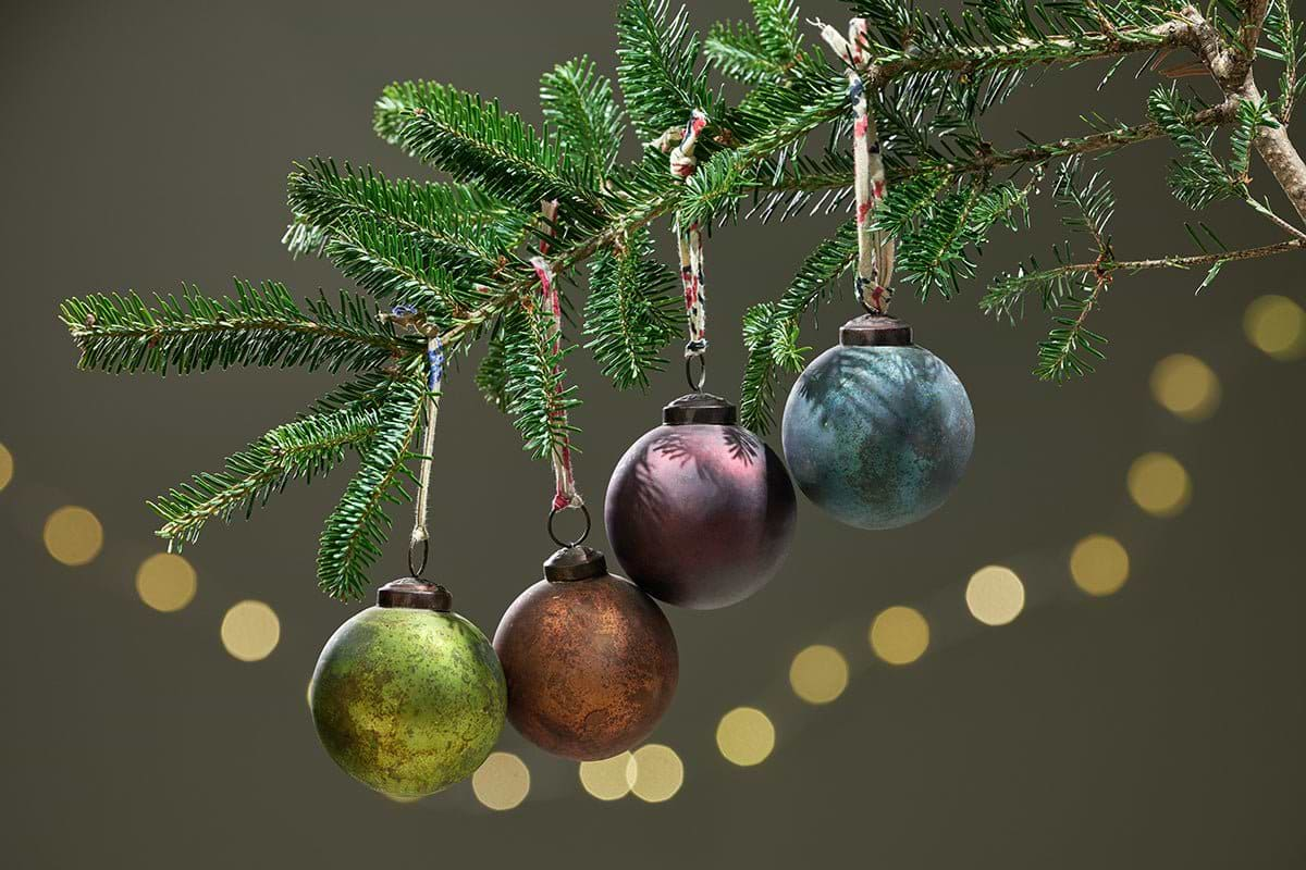 Nkuku - Oko Baubles - Small (Set of 4)