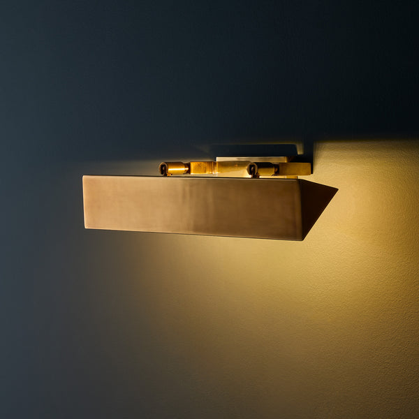 Pooky - Anselm Picture Light - Smaller - Antique Brass