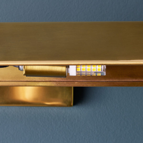 Pooky - Anselm Picture Light - Regular - Antique Brass