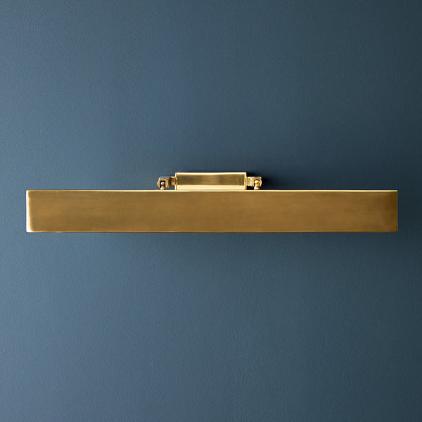 Pooky - Anselm Picture Light - Larger - Antique Brass