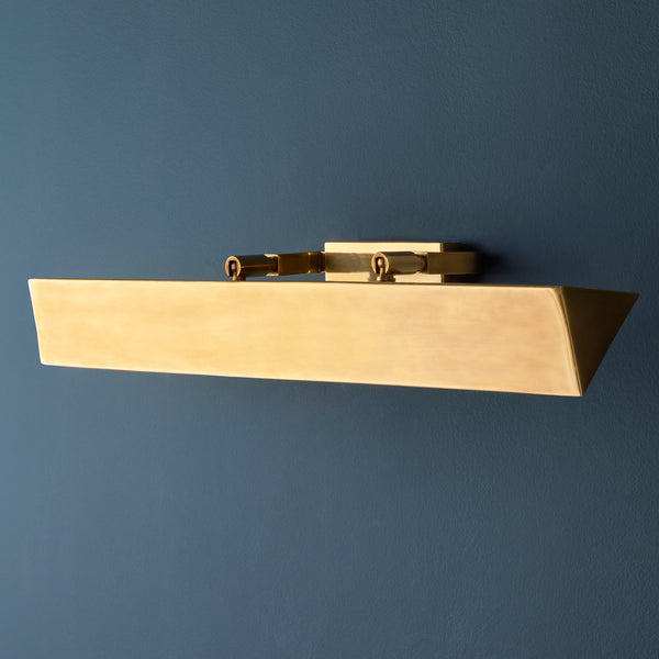 Pooky - Anselm Picture Light - Larger - Antique Brass