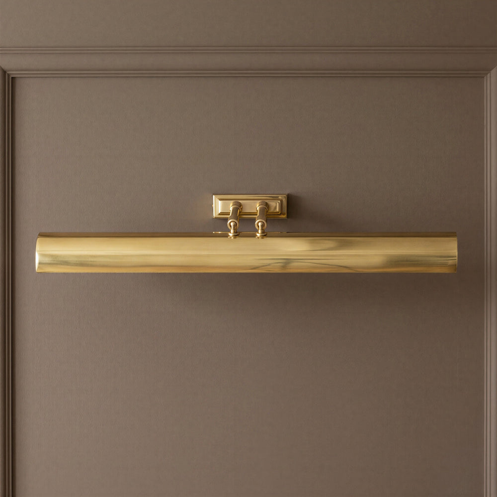 Pooky - Larger Lautrec Picture Light - Antique Brass