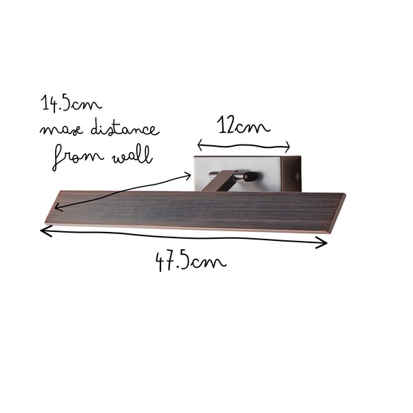Pooky - Pelton Picture Light - Medium - Bronze