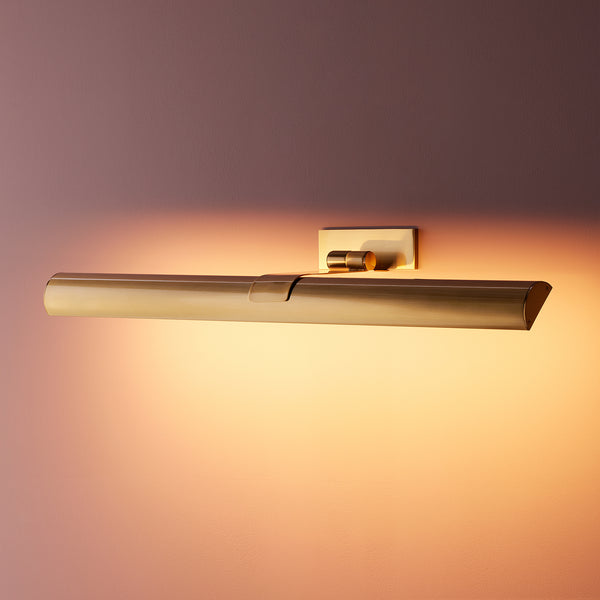 Pooky - Seurat Rechargeable Picture Light - Larger - Antique Brass