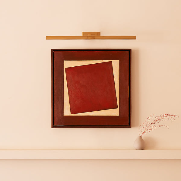 Pooky - Seurat Rechargeable Picture Light - Larger - Antique Brass