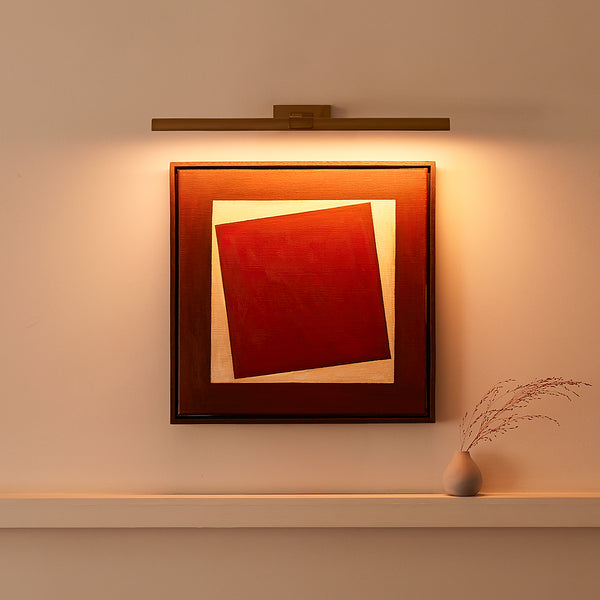 Pooky - Seurat Rechargeable Picture Light - Larger - Antique Brass
