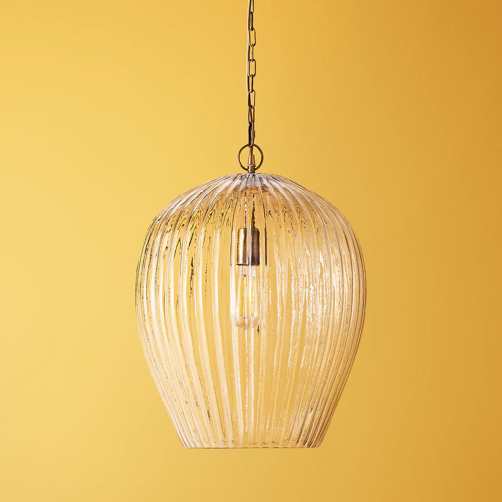 Pooky Larger Bastille Pendant in Clear Glass