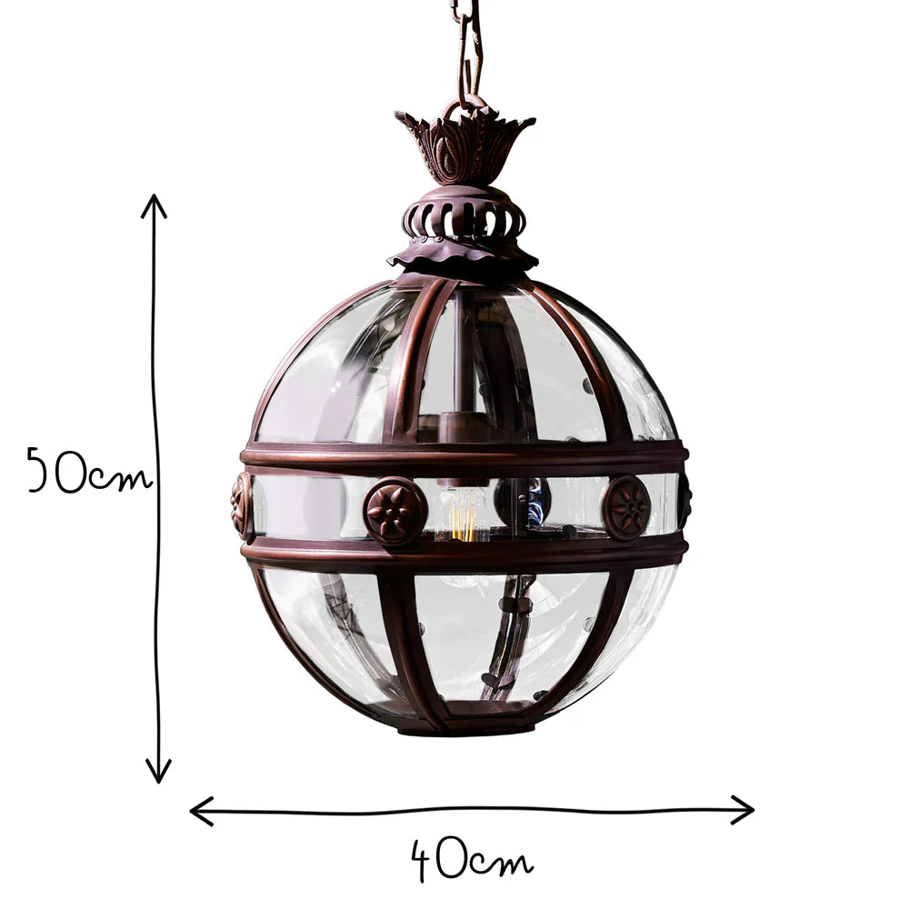 Pooky Smaller Buster pendant light in bronze