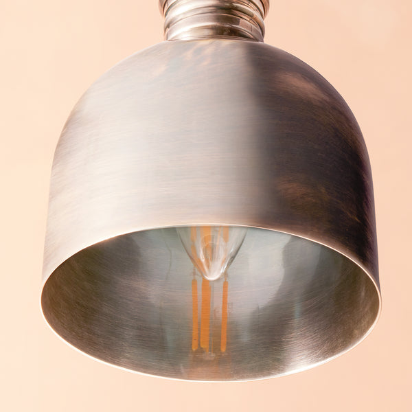 Pooky - Larger Connery Pendant Light - Antique Silver