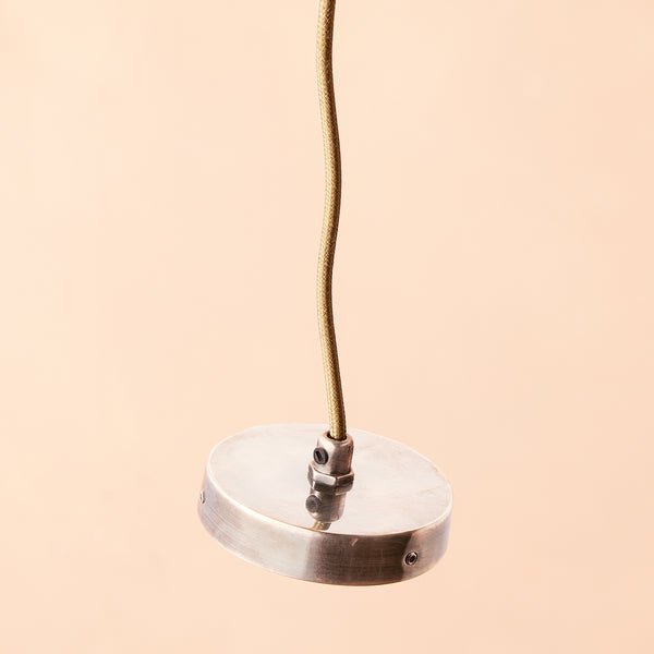 Pooky - Larger Connery Pendant Light - Antique Silver