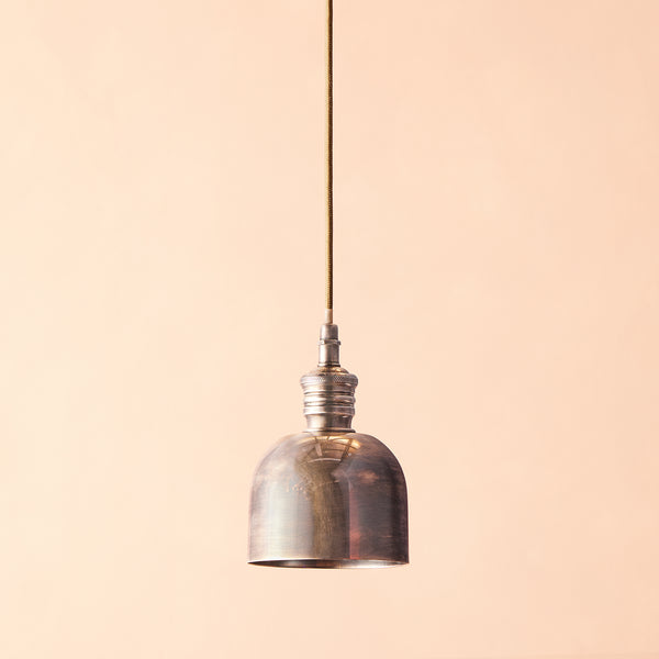 Pooky - Larger Connery Pendant Light - Antique Silver