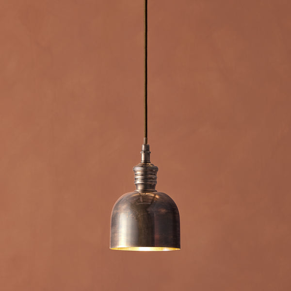 Pooky - Larger Connery Pendant Light - Antique Silver