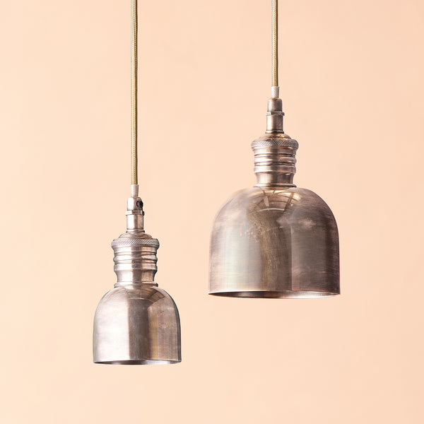 Pooky - Larger Connery Pendant Light - Antique Silver