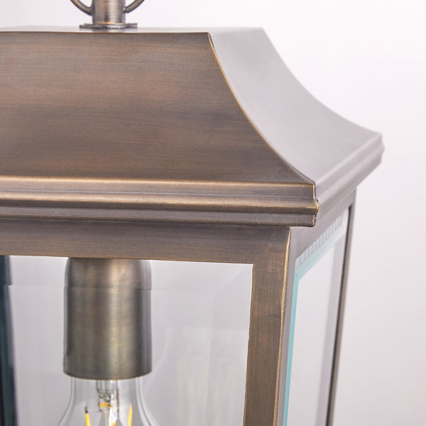 Pooky - Crail Ip44 Exterior Hanging Lantern - Bronze