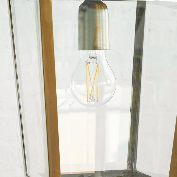 Pooky - Crail Ip44 Exterior Hanging Lantern - Antique Brass