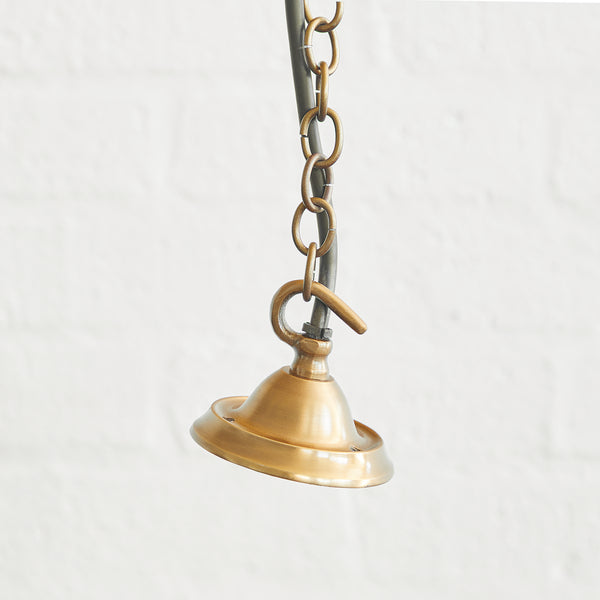 Pooky - Crail Ip44 Exterior Hanging Lantern - Antique Brass