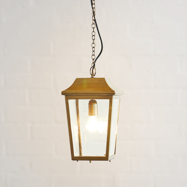 Pooky - Crail Ip44 Exterior Hanging Lantern - Antique Brass