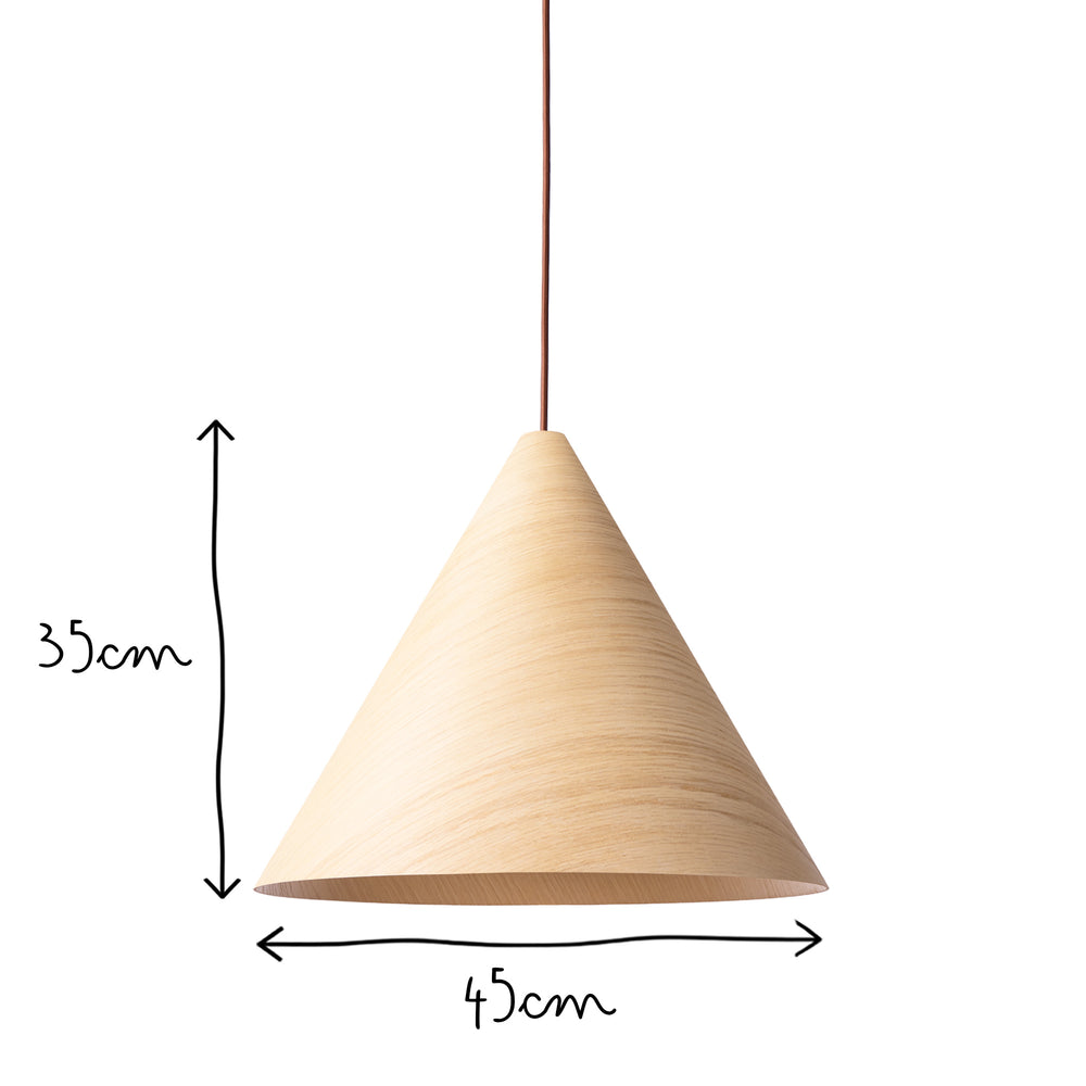 Pooky - Regular Dablam Pendant - Natural Oak