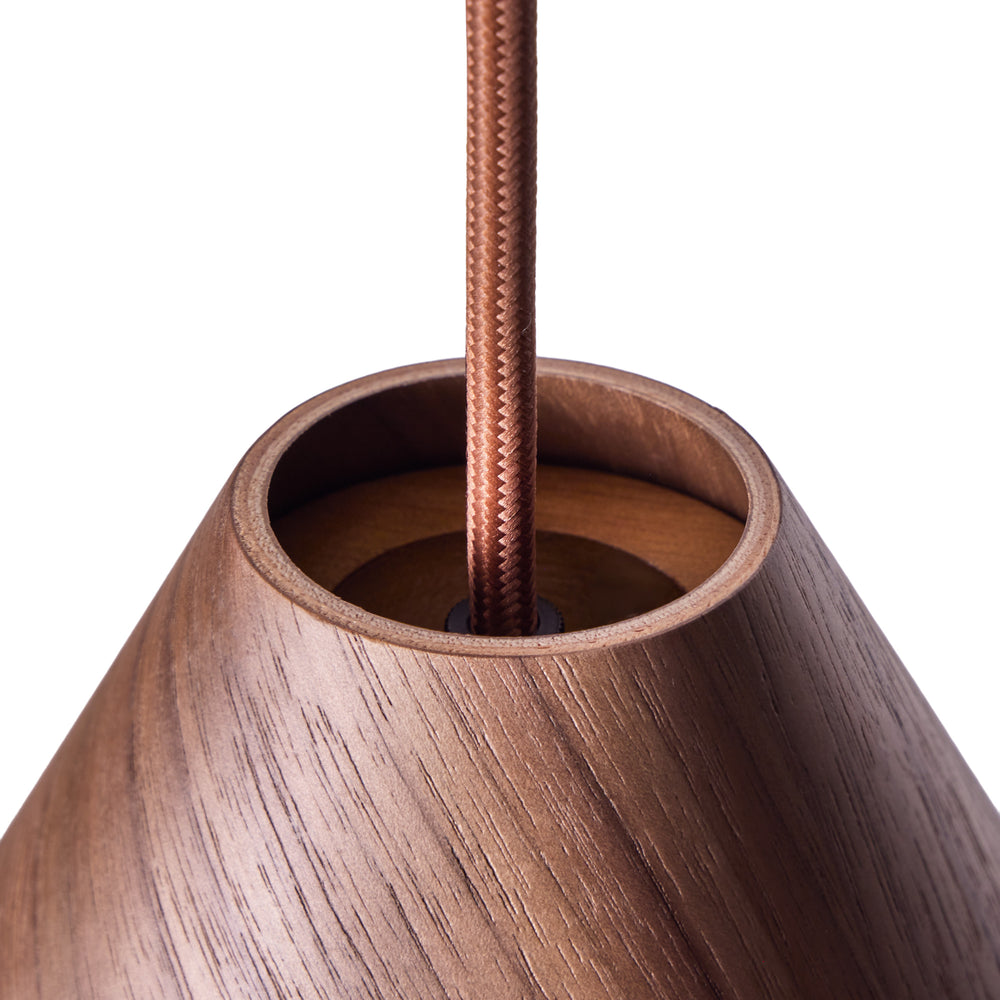 Pooky - Regular Dablam Pendant - Dark Walnut