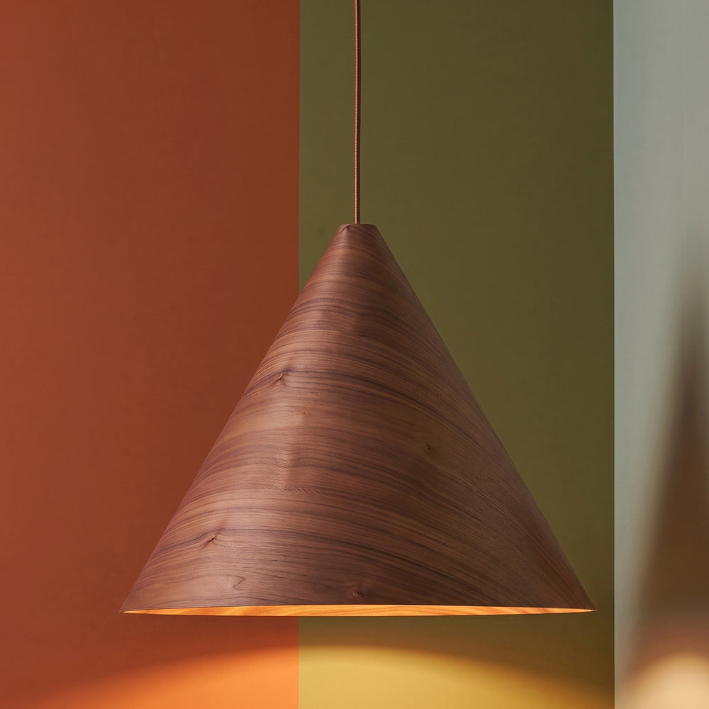 Pooky - Larger Dablam Pendant - Dark Walnut