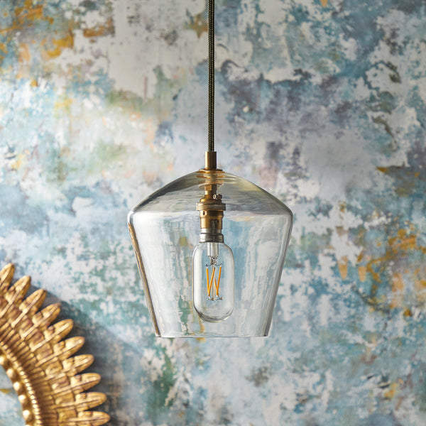 Pooky - Demijohn Pendant Light - Regular - Clear Blown Glass