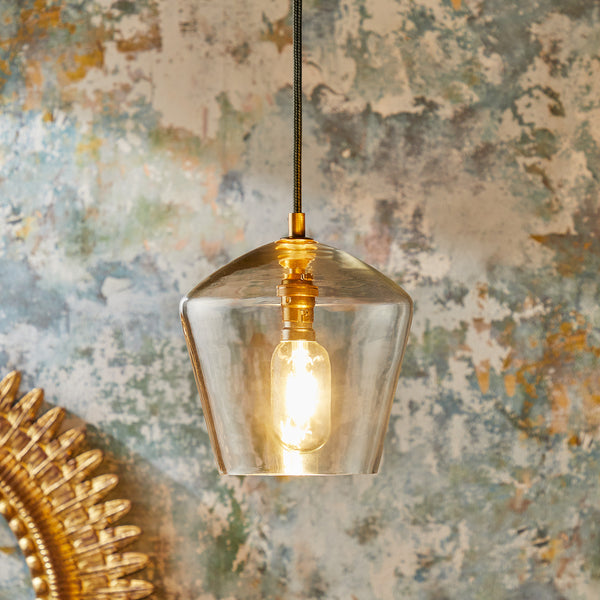 Pooky - Demijohn Pendant Light - Regular - Clear Blown Glass
