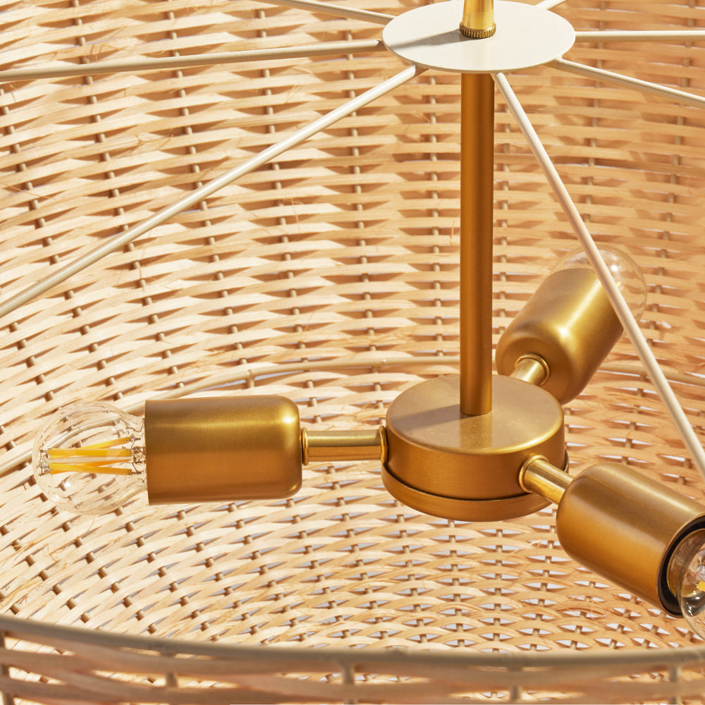 Pooky - Dune Pendant - Natural Rattan