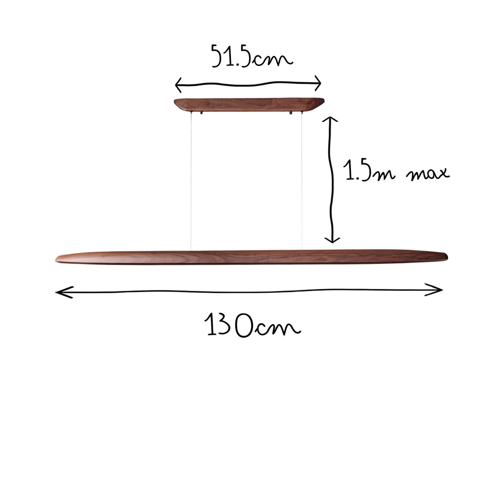 Pooky - Regular Glade Pendant - Dark Walnut