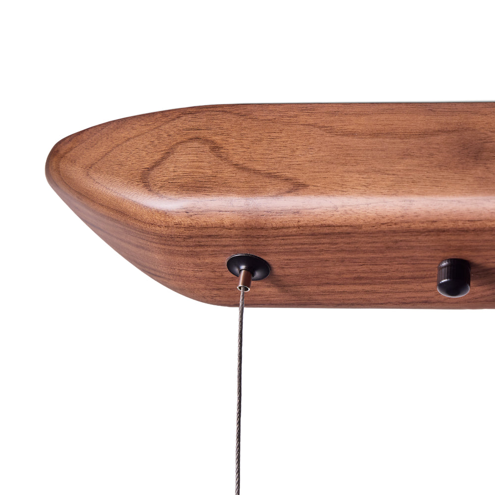 Pooky - Larger Glade Pendant - Dark Walnut