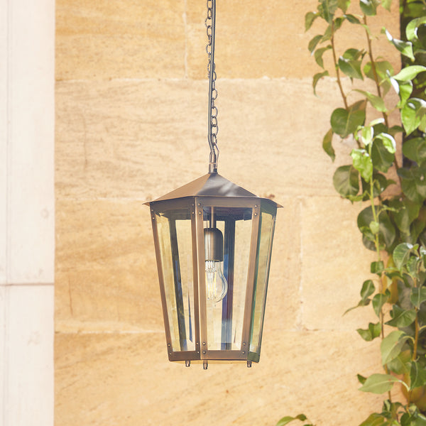 Pooky - Holt Ip44 Exterior Hanging Lantern - Bronze