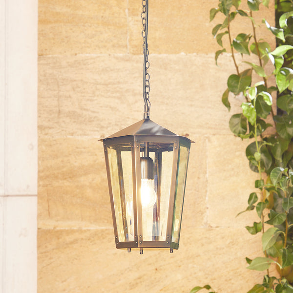 Pooky - Holt Ip44 Exterior Hanging Lantern - Bronze