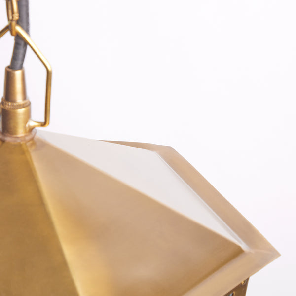 Pooky - Holt Ip44 Exterior Hanging Lantern - Antique Brass